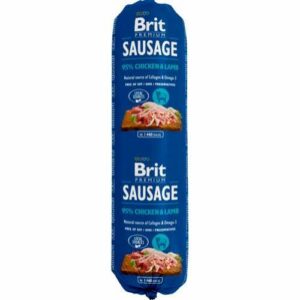 Brit pølse m. kylling og lam - 800 g.