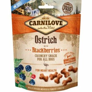 Carnilove Chrunchy struds og brombær - 200 g.