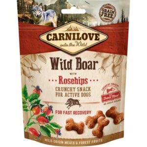 Carnilove Chrunchy vildsvin og hyben - 200 g.