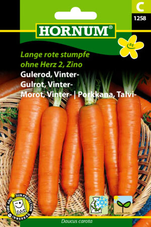 Gulerod, Vinter-, Lange rote stumpfe ( C) 1258