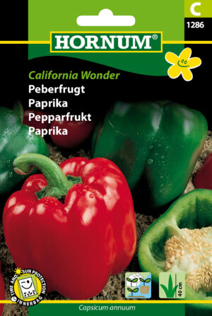 Peberfrugt, California Wonder (C) 1286