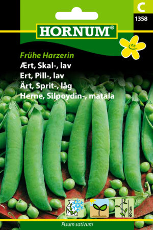 Ært, Skal-, lav, Frühe Harzerin (C) 1358
