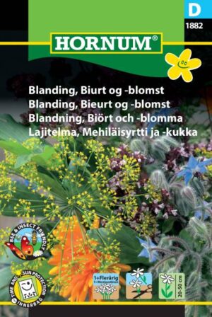 Blanding, Biurt og -blomst (D) 1882