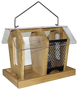 Ryom fuglefoderhus bambus double.