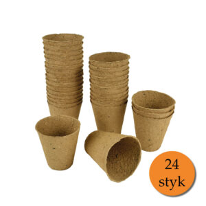 Gro-sure fiberpotter runde 6 cm 24 stk