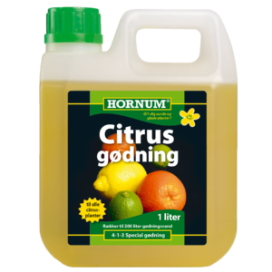 Hornum Citrus gødning 4-1-3 - 1 ltr.