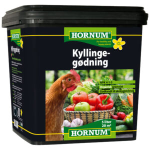 Hornum Kyllingegødning 4-1-3 org. - 5 ltr.