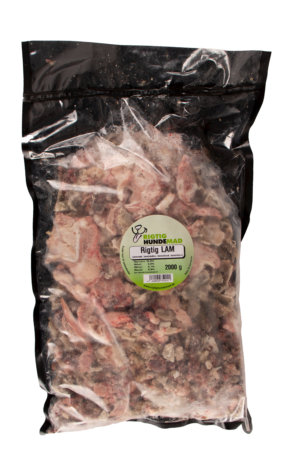 RigtigHundemad Rigtig Lam løstfrosset - 2 kg.
