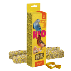 Rio Sticks med æg/muslingeskal til fugle 2x40 g