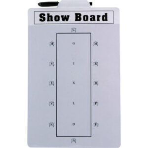 Show board - dressurbane A+B
