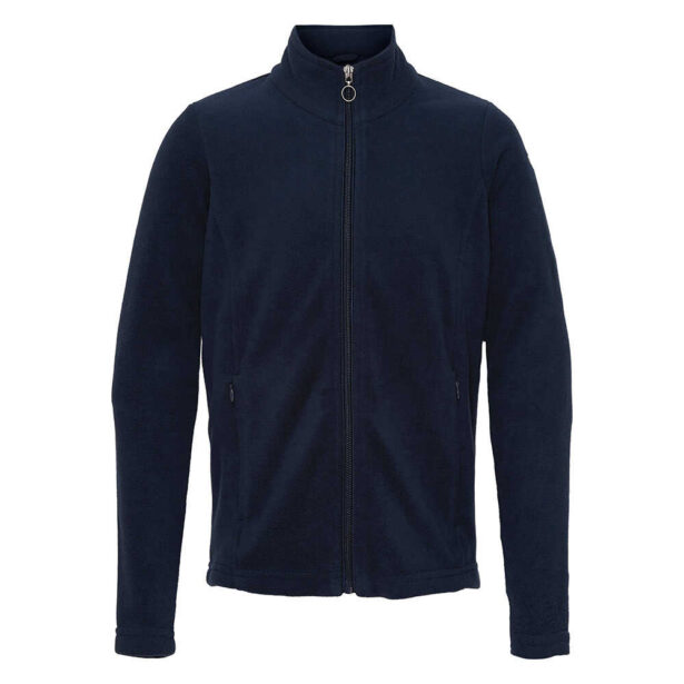 Equipage kids børne fleece cardigan med lynlås i navy