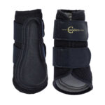 Covalliero SS23 Gamacher i navy med velcro.