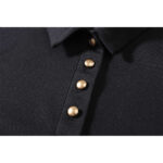 Covalliero SS23 Polo T-shirt junior navy knapper i halsåbning