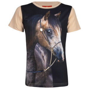 Horka SS23 Horsy T-shirt beige med araber hest
