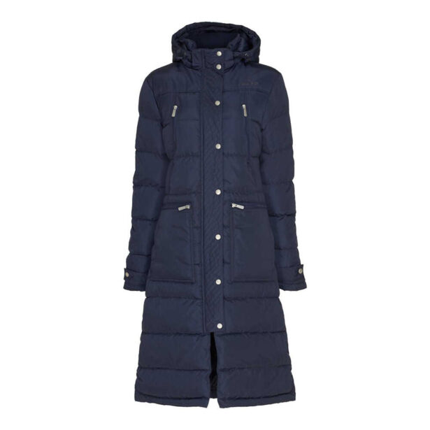 Equipage Candice Kids JR lang ridejakke i navy.