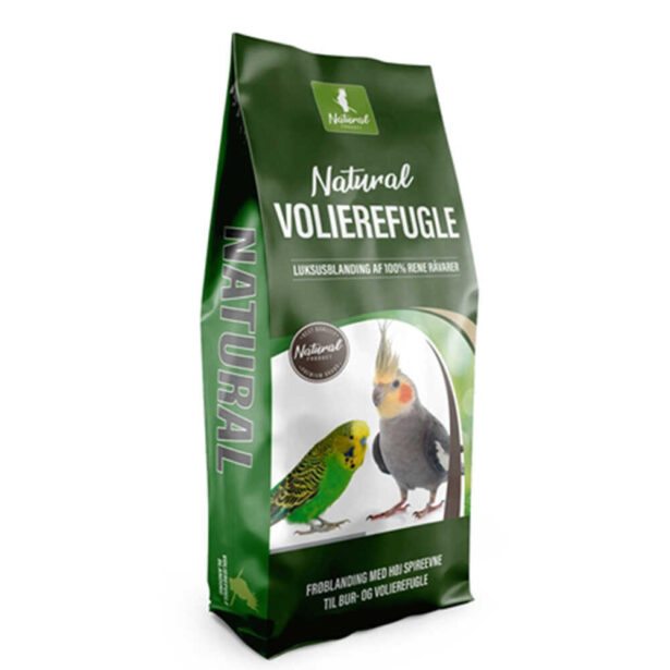 Natural tropeblanding med farvechips grøn sæk 15 kg