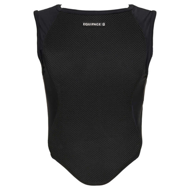 Equipage rygbeskytter sort bag.