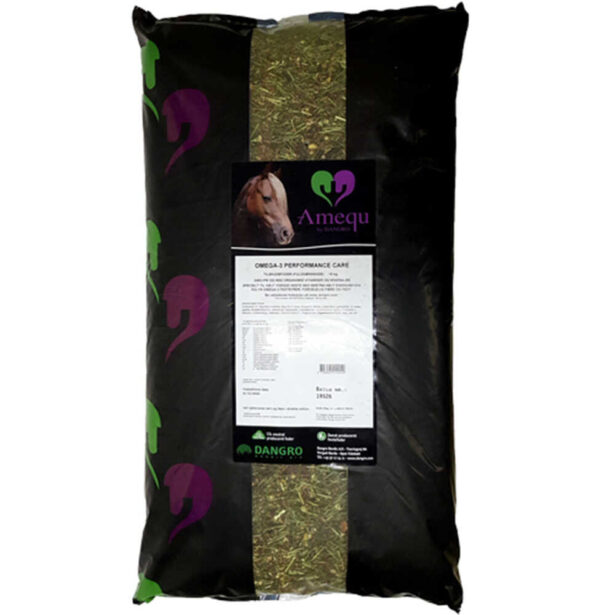 Amequ by Dangro Omega-3 Performance Care struktur müsli til konkurrenceheste