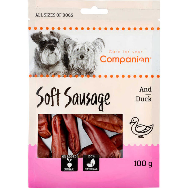 Companion Duck Short Sausage andepølser 100 g