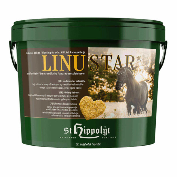 St. Hippolyt LinuStar gule hørfrø 10 kg til heste