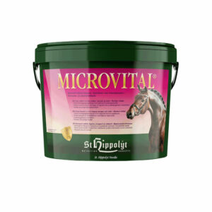St. Hippolyt MicroVital vitamin og mineraltilskud boosterkur til heste 3 kg spand