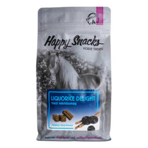 Happy Snacks Liquorice Delight godbidder til heste med lakrids
