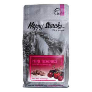 Happy Snacks Mini Trainies godbidder til heste med kirsebær
