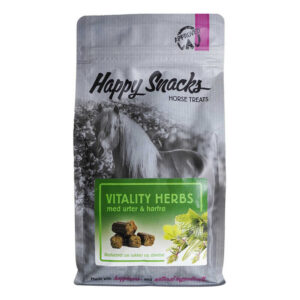 Happy Snacks Vitality Herbs godbidder til heste med urter.